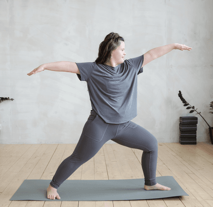 Attività motorie – partecipante durante esercizio